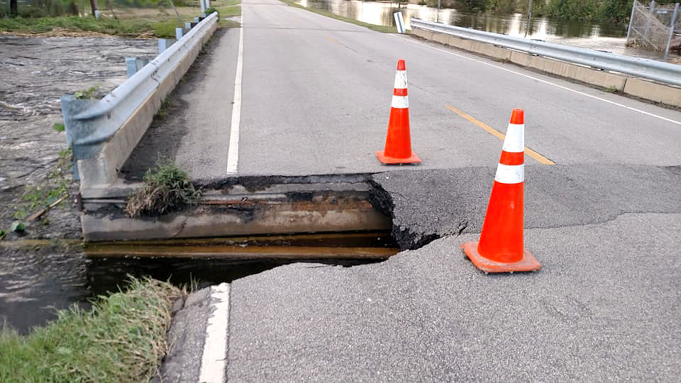 Flood waters arrive in Nichols, officials monitor southern portion of the county